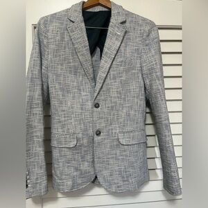 Men's Linen Light Blue Blazer